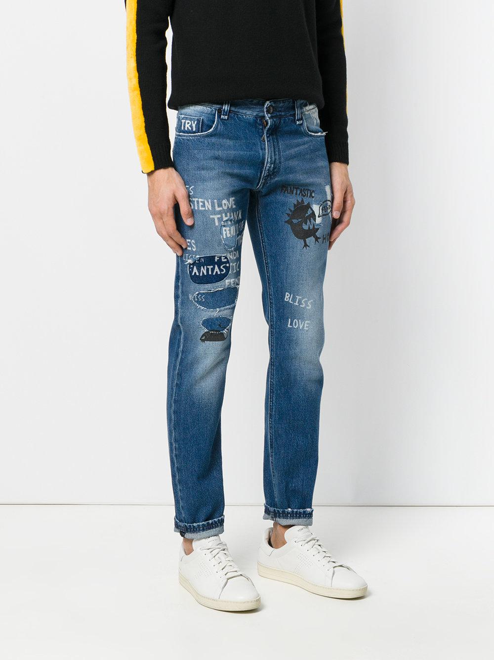 distressed jeans men