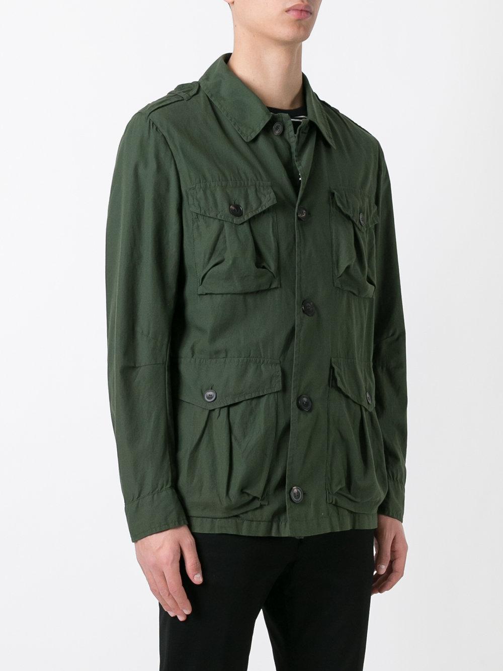 Lyst - Hevò Cargo Jacket in Green for Men