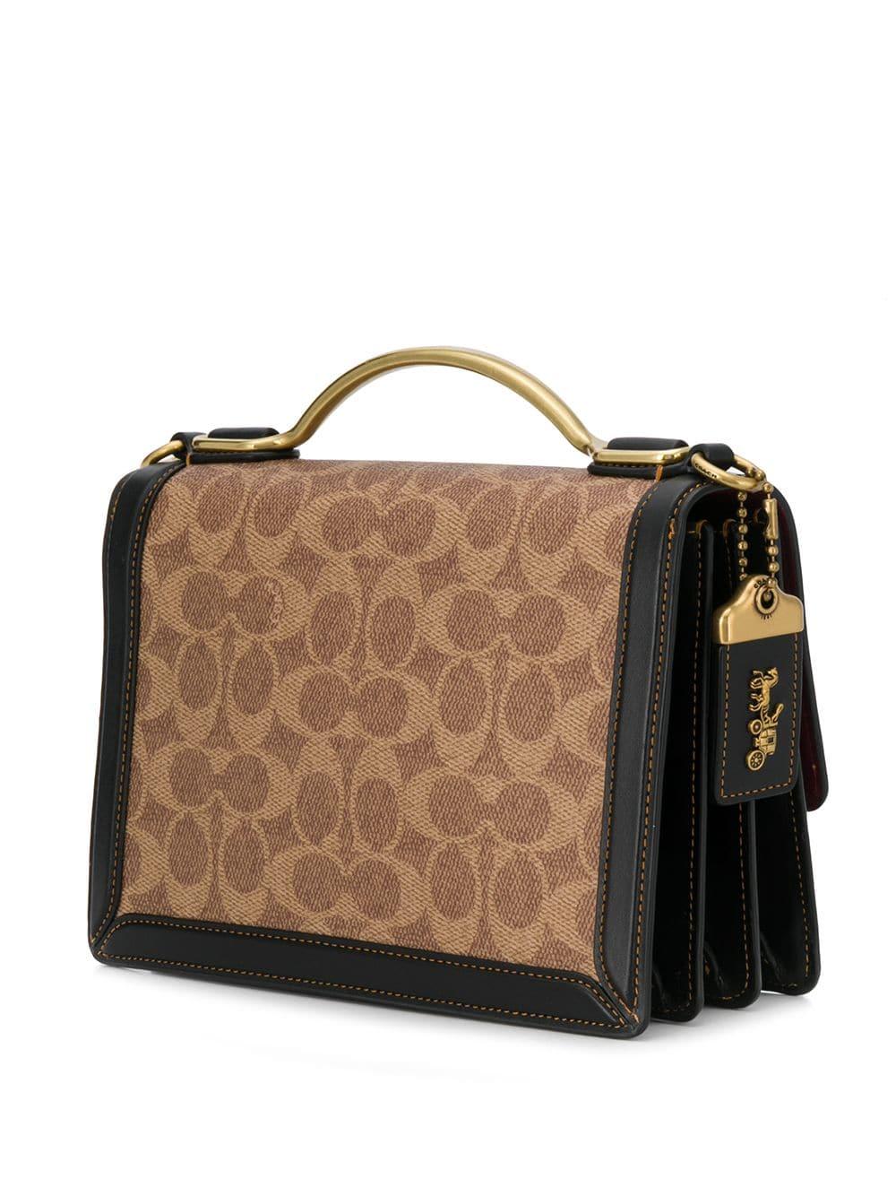 COACH Riley Top Handle 22 Bag in Brown Lyst