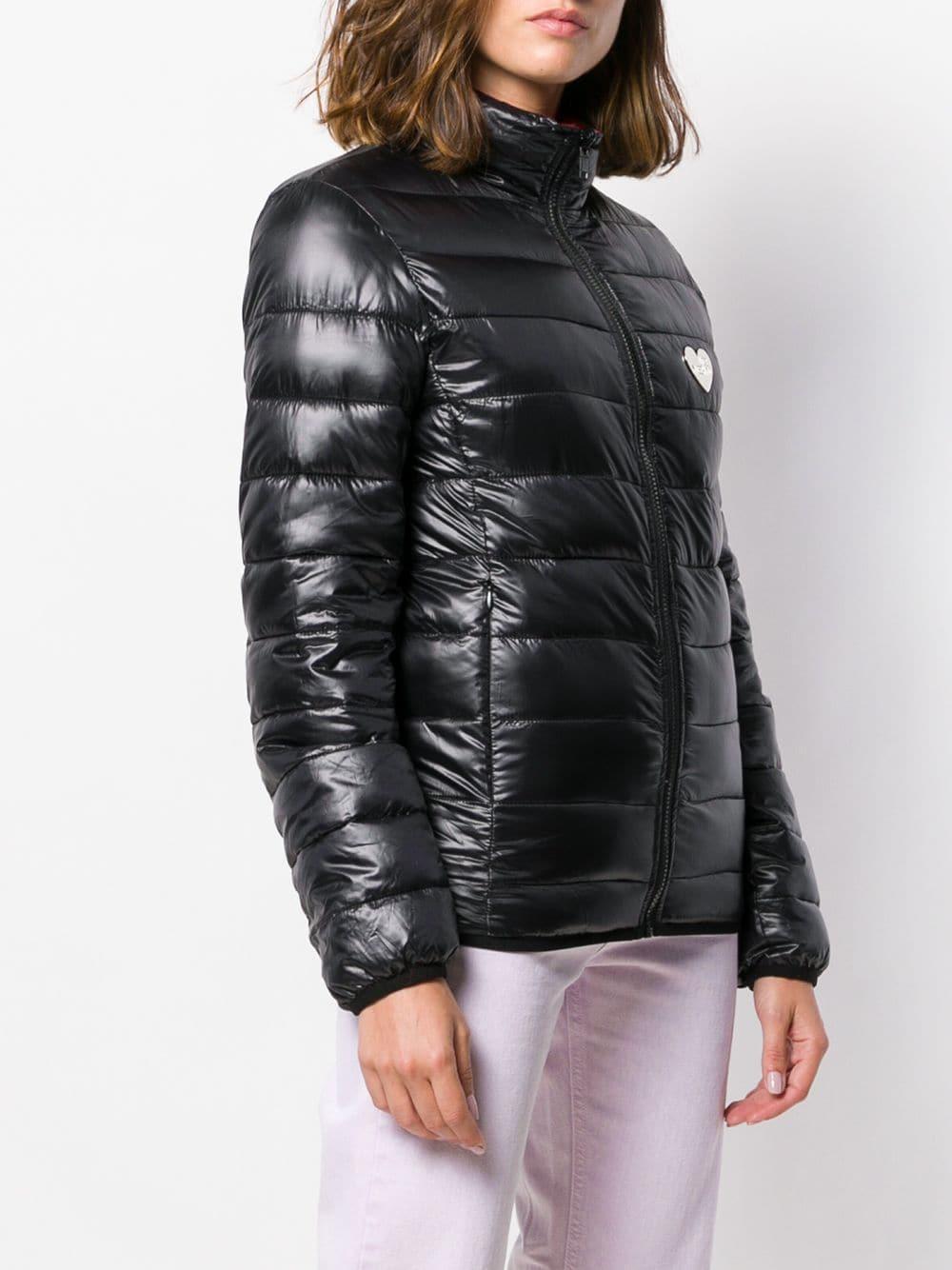 love moschino padded coat
