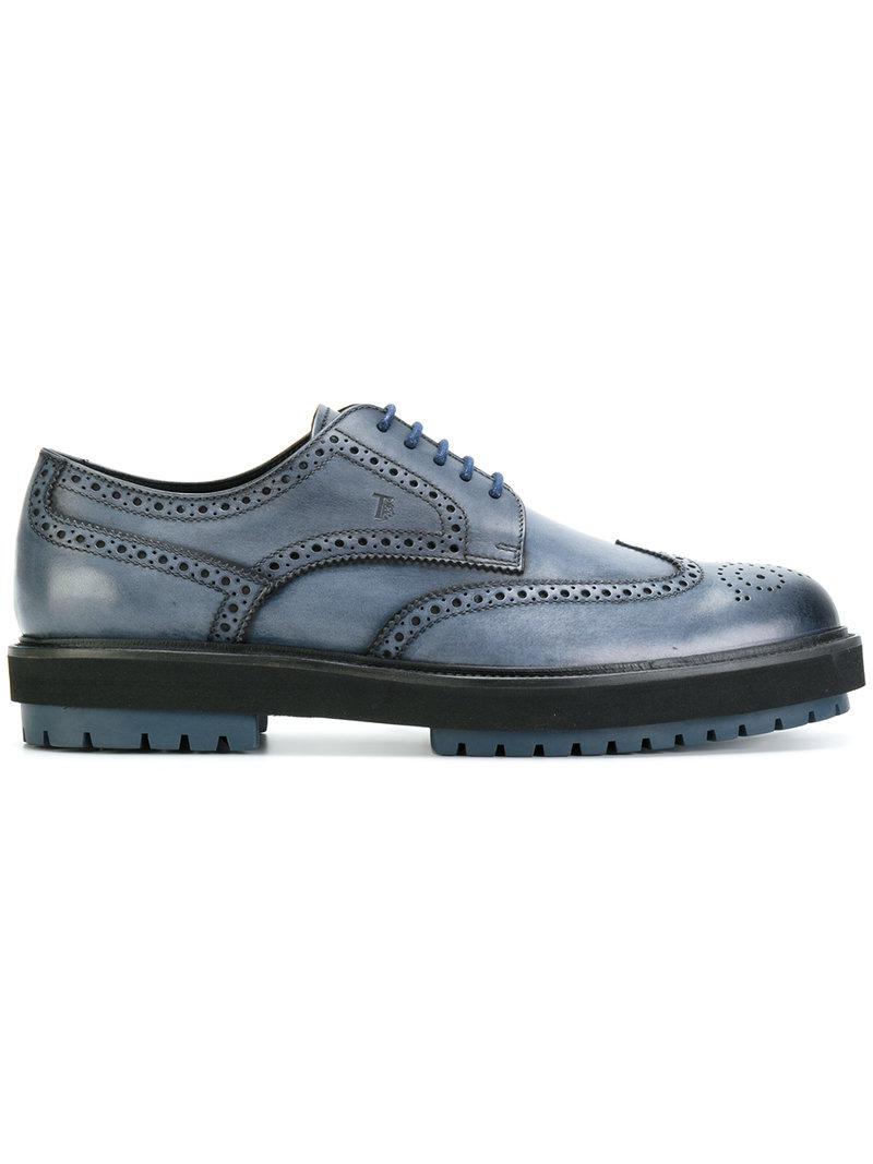 chunky soled brogues