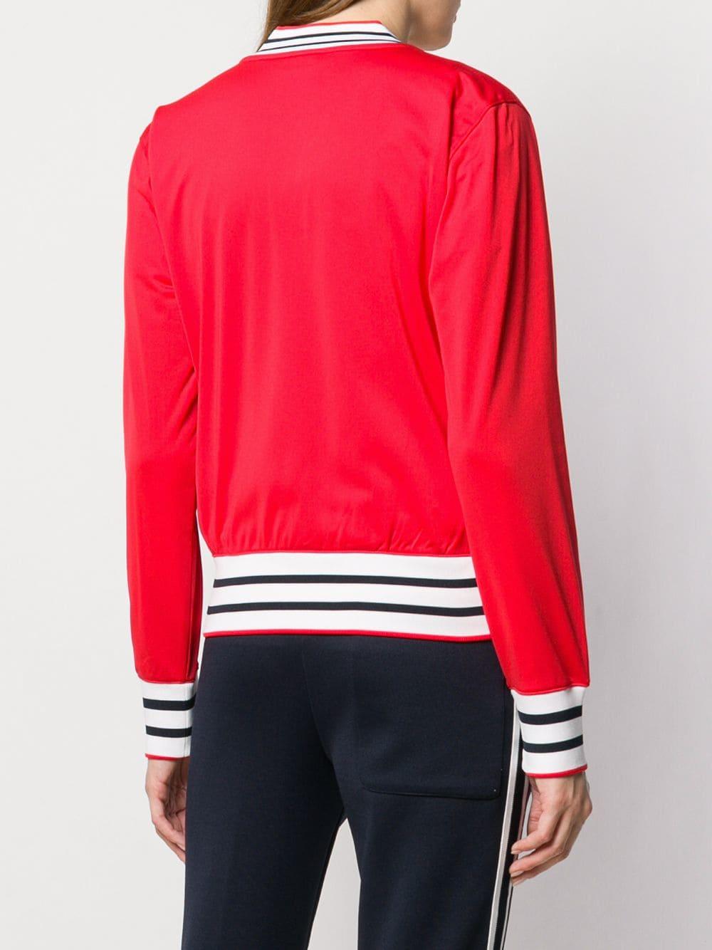 Champion Logo Bomber Jacket in Red - Lyst