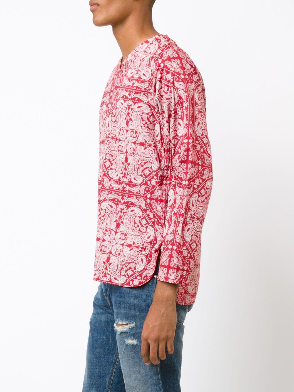 White Mountaineering 'bandana' Tshirt in Red for Men Lyst