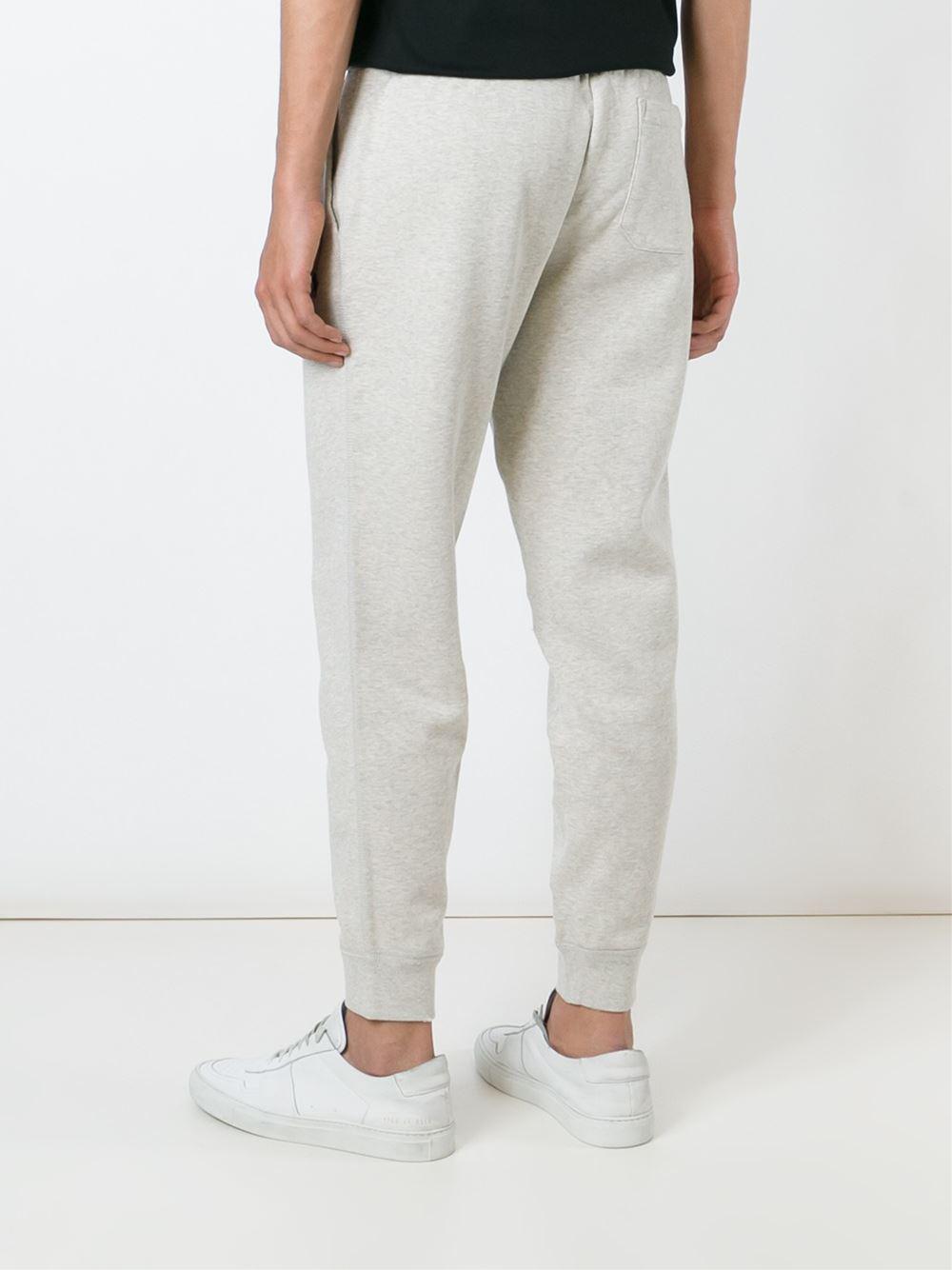 grey cuffed sweatpants mens