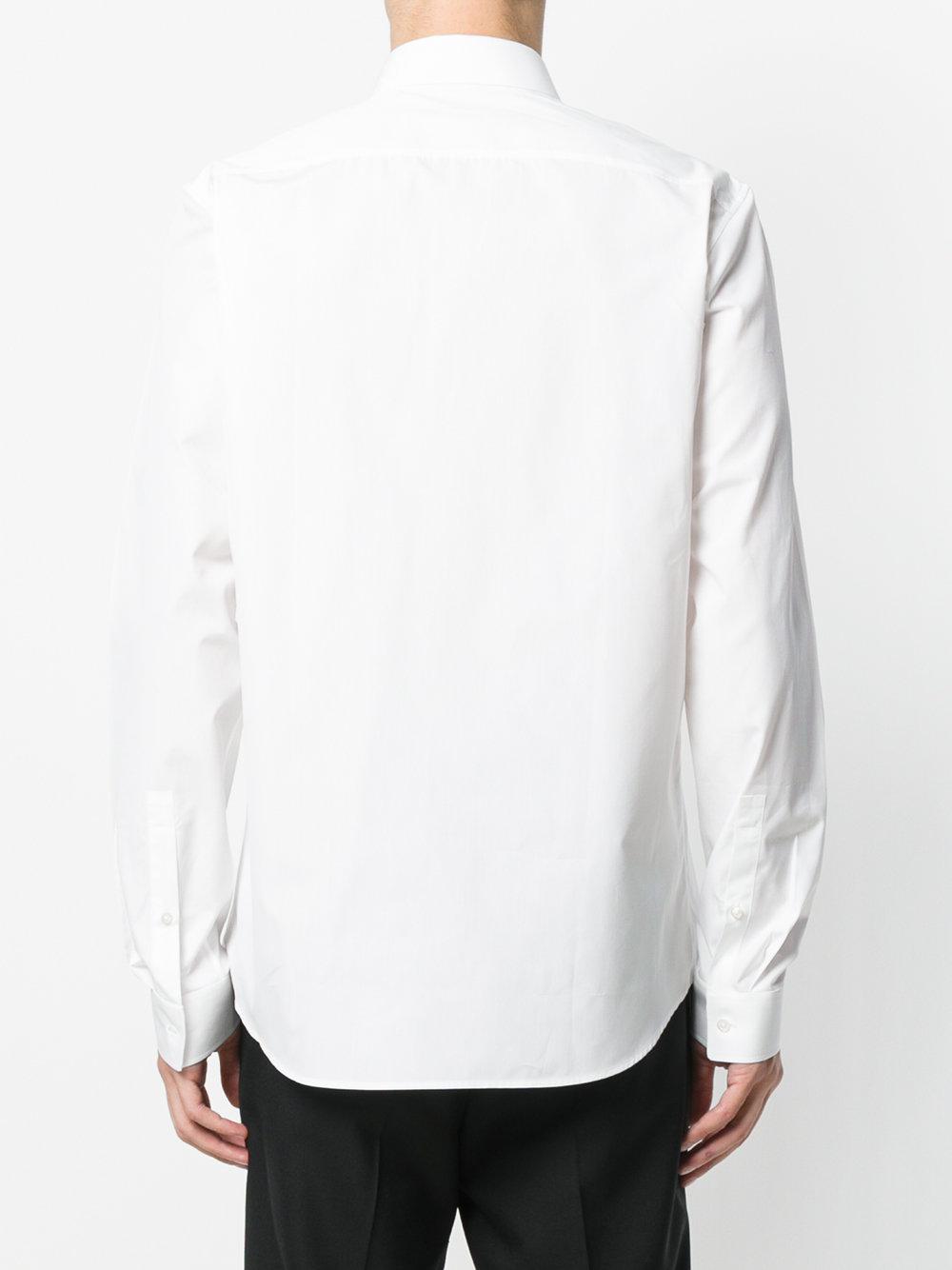 Lyst - Jil Sander Classic Long Sleeve Shirt in White for Men