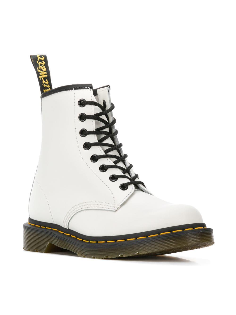 Lyst - Dr. Martens 1460 Lace-up Boots in White