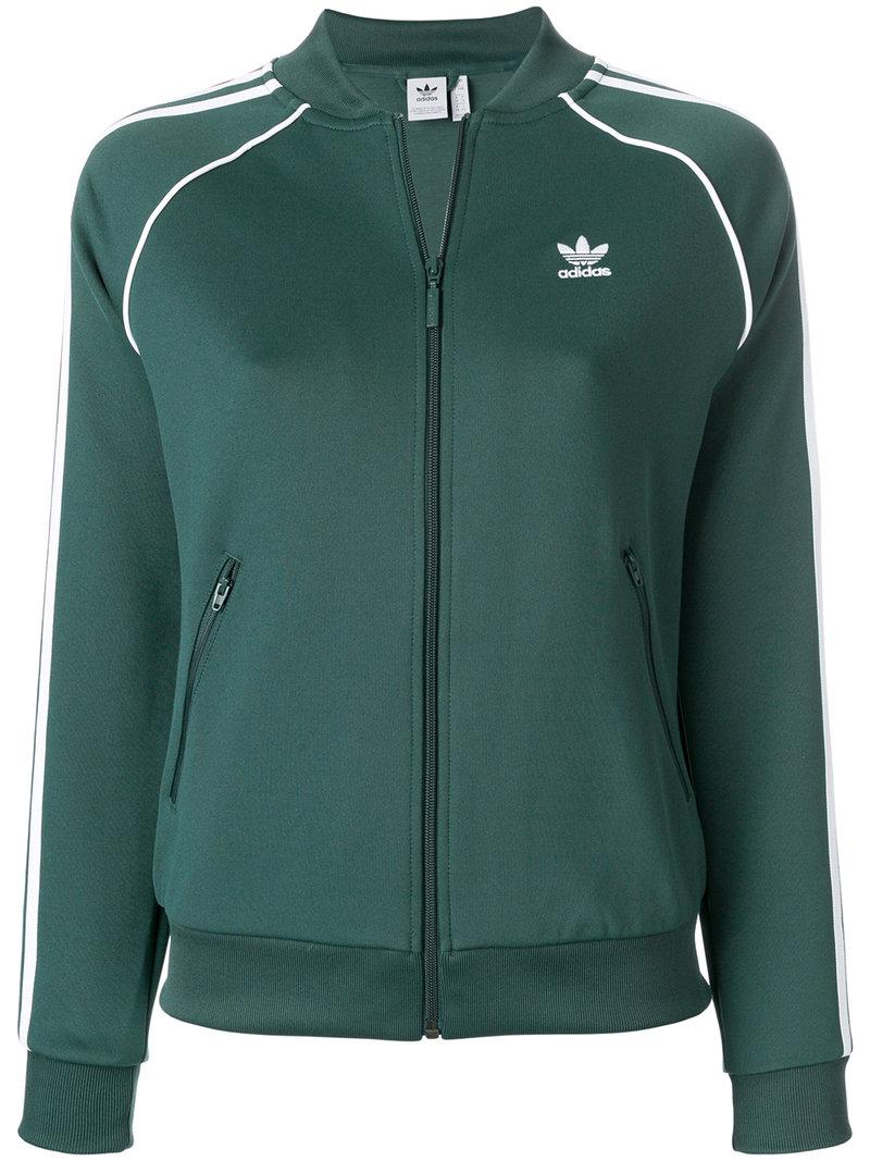 adidas Originals Superstar Track Jacket in Green - Lyst