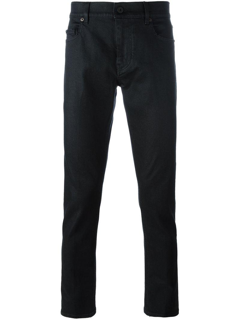 Lyst - Pence Tapered Jeans in Black for Men
