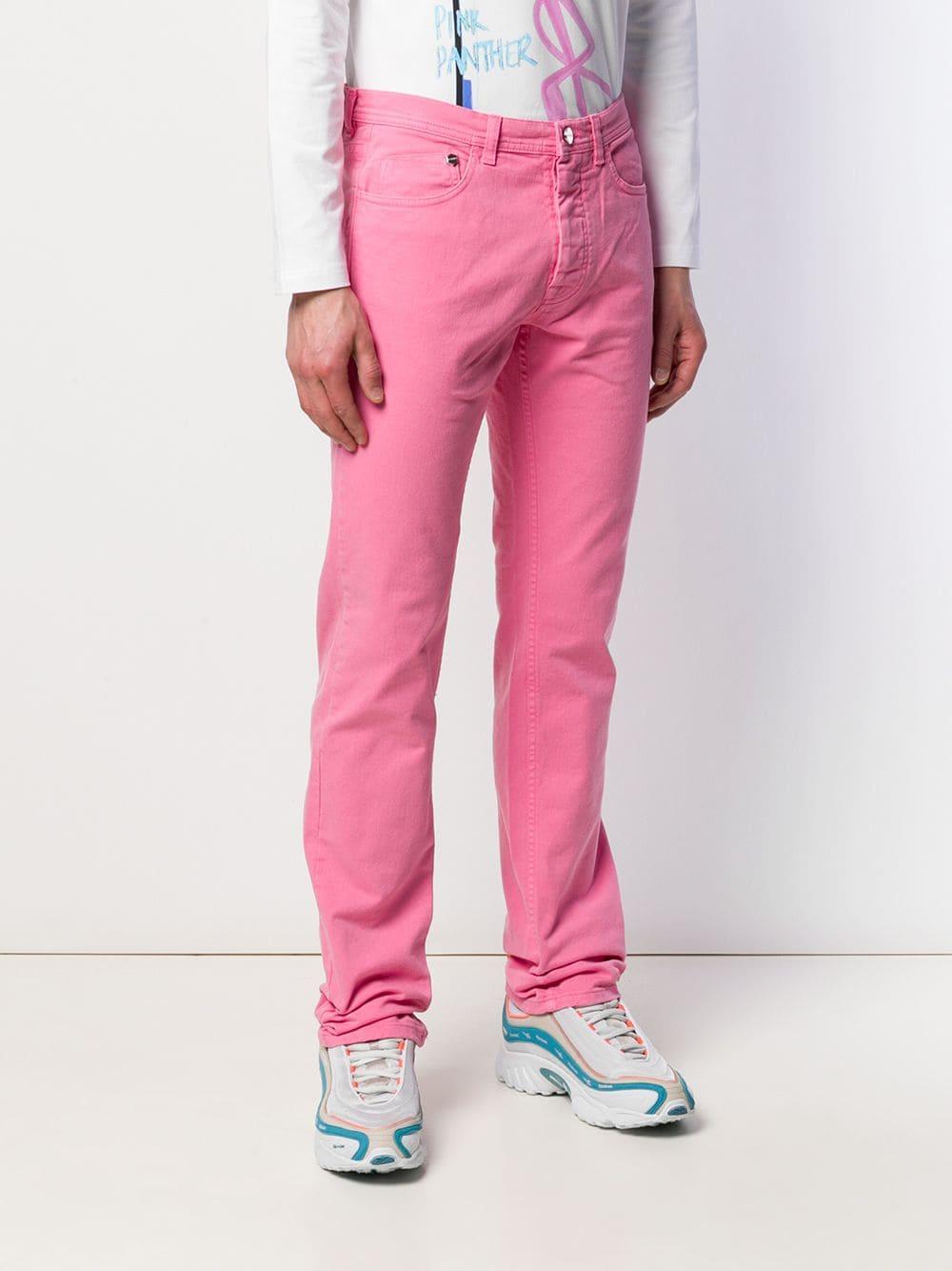 tall pink jeans