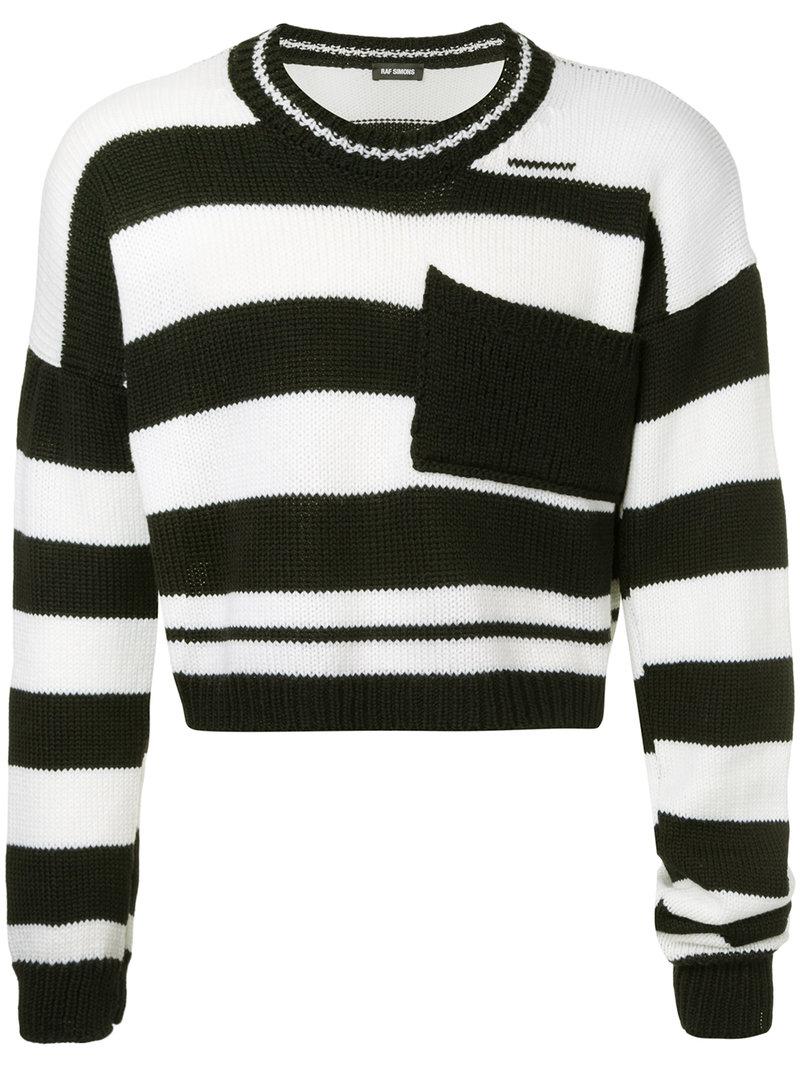 crop stripe sweater