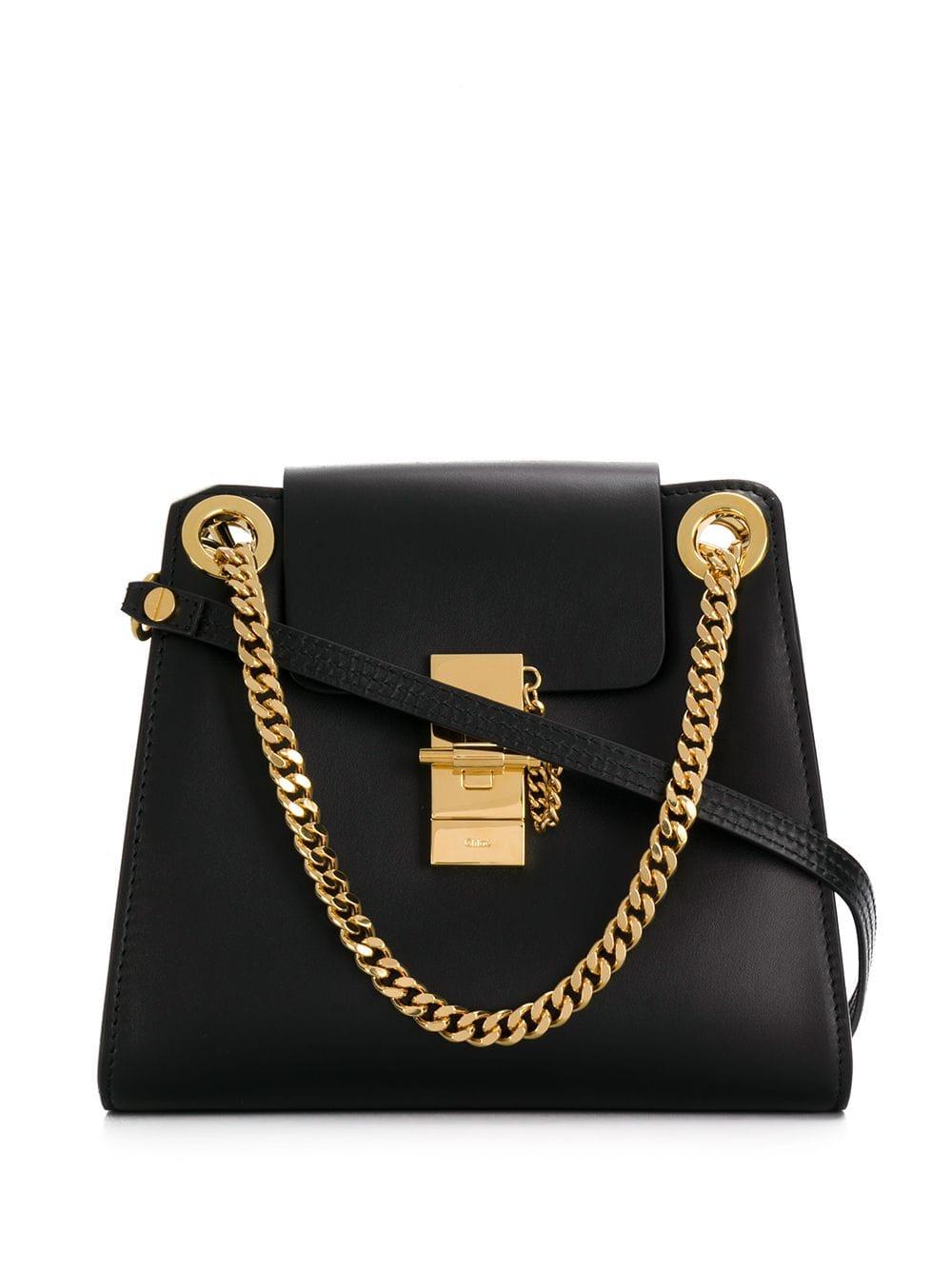 Chloé Mini Annie Shoulder Bag in Black - Lyst