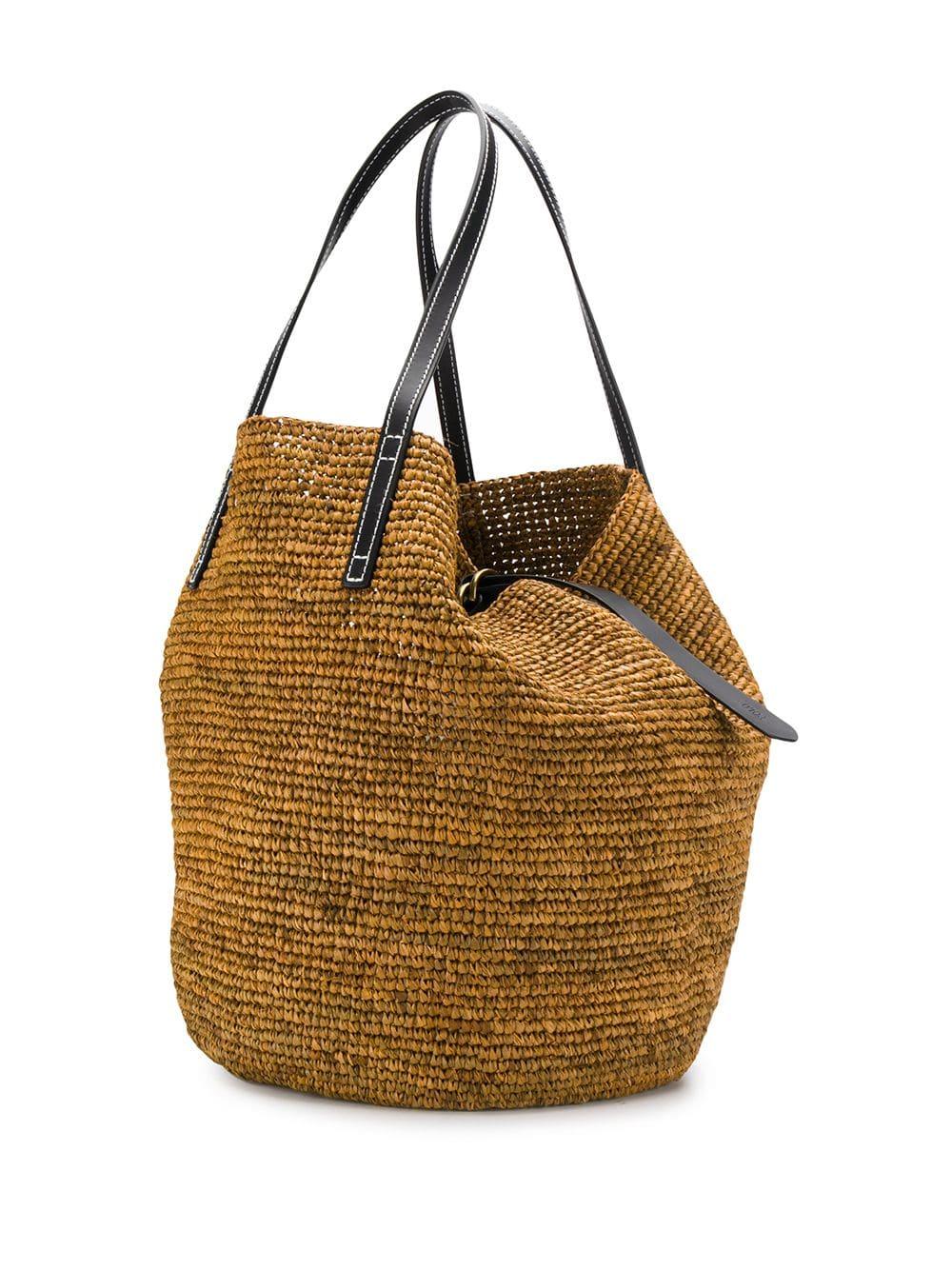 Ralph Lauren Polo Raffia Tote - Lyst