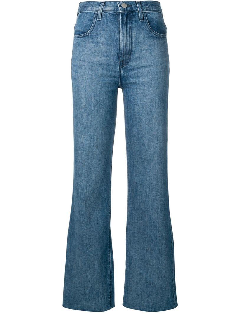 Lyst - J Brand Turn-up Hem Jeans in Blue