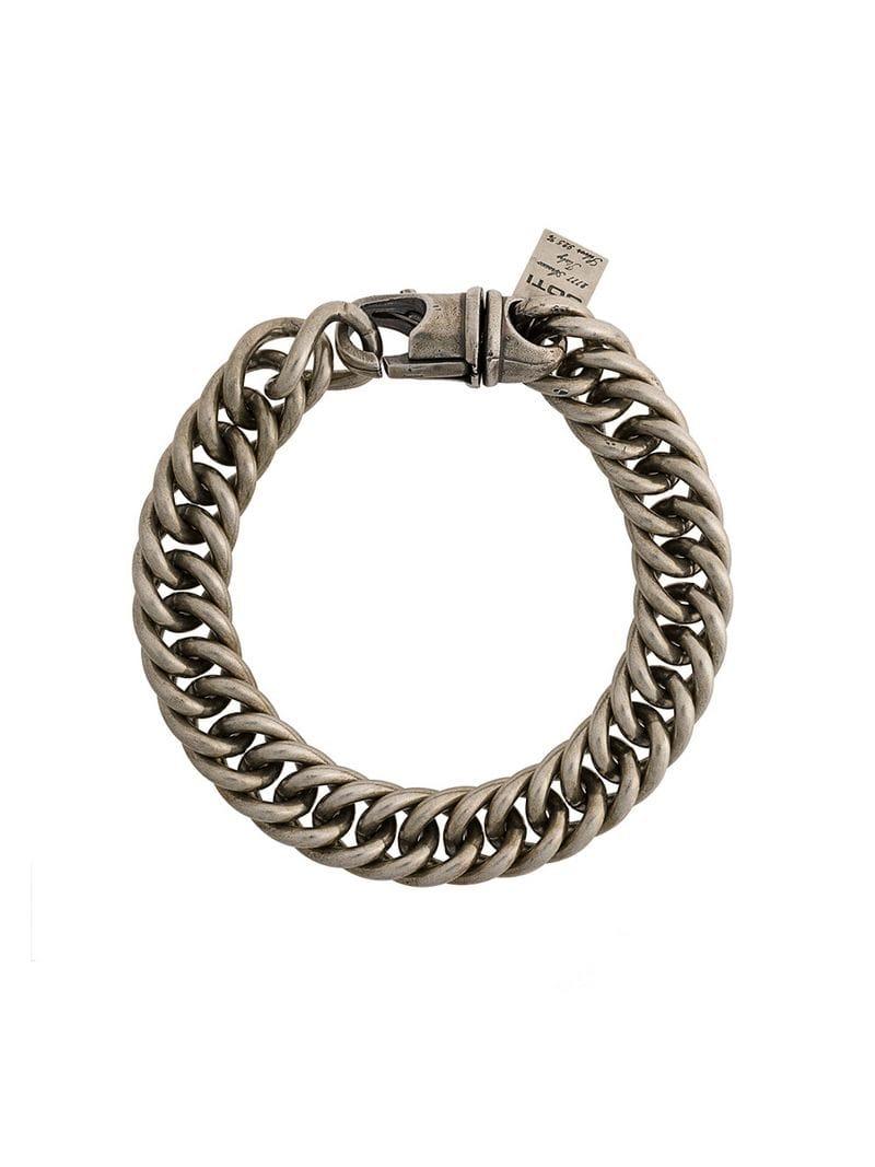 Lyst - Goti Chunky Chain Bracelet in Metallic for Men