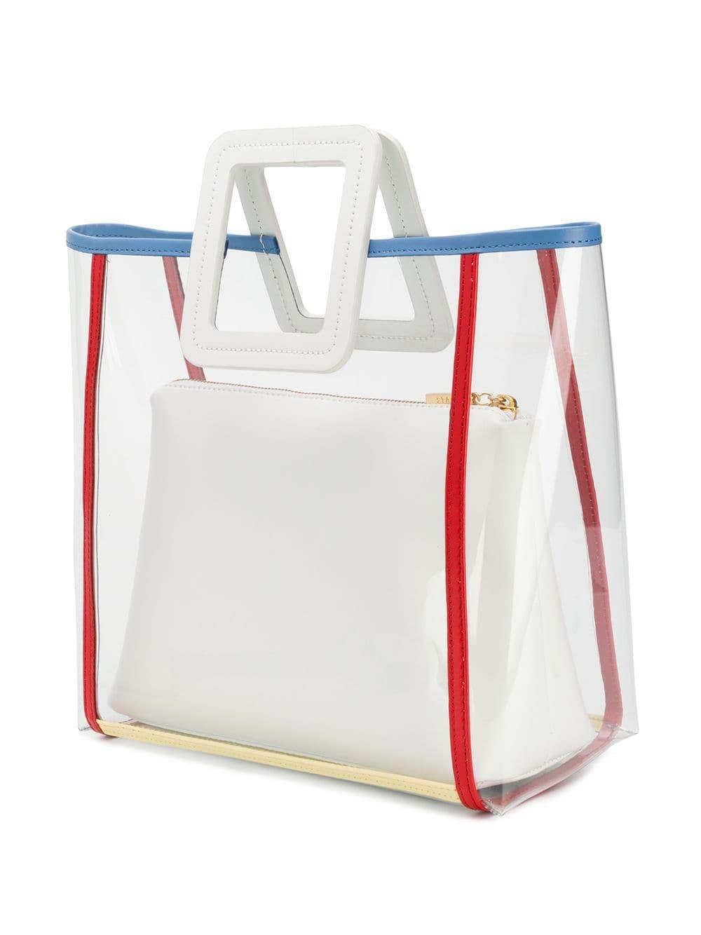 staud white shirley bag