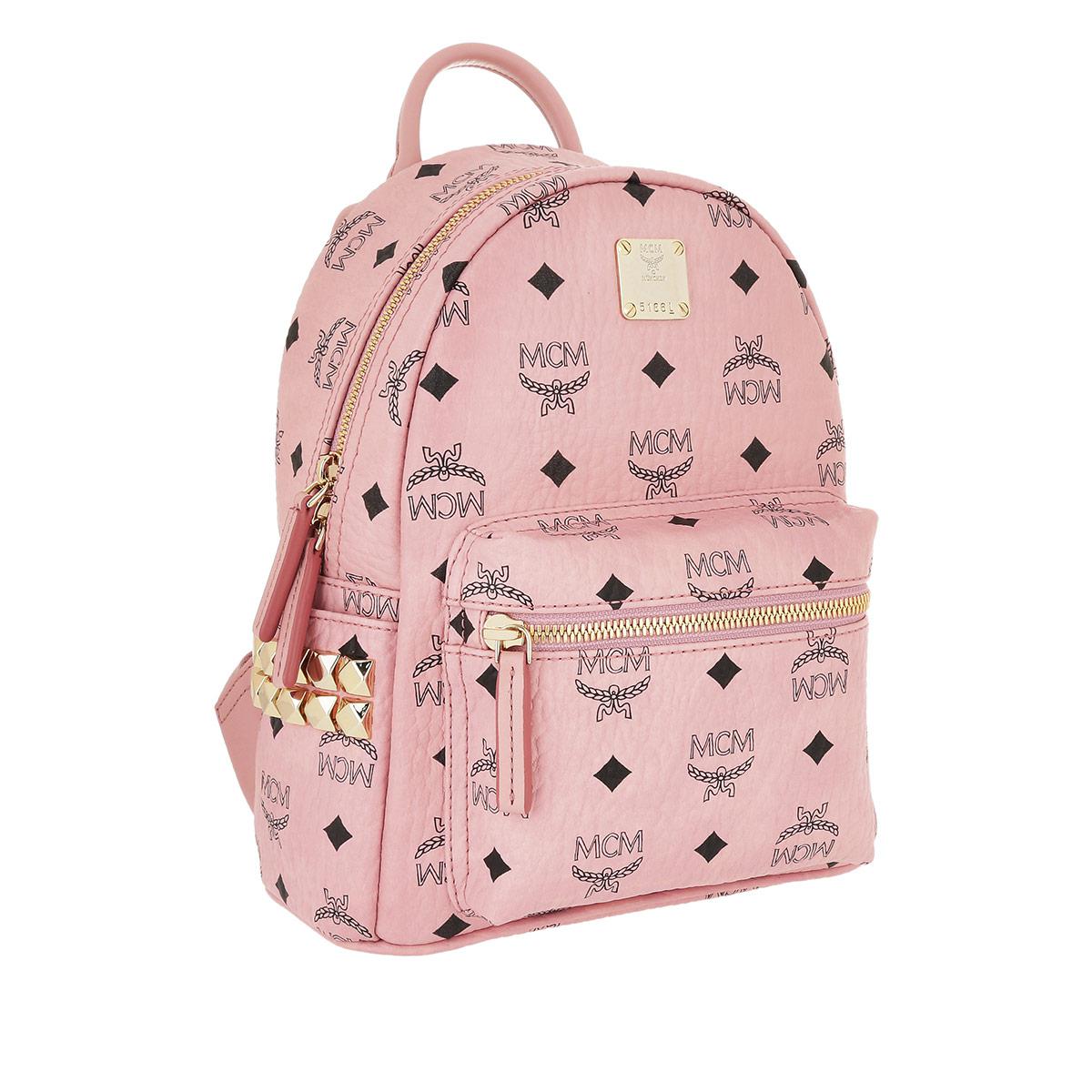 Mcm Stark Backpack Mini Soft Pink In Lyst Mcm Stark Backpack Mini Soft Pink Lyst View Fullscreen