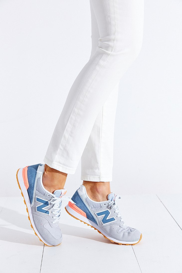 New Balance Gray 696 Capsule Running Sneaker New Balance Gray 696 Capsule Running Sneaker