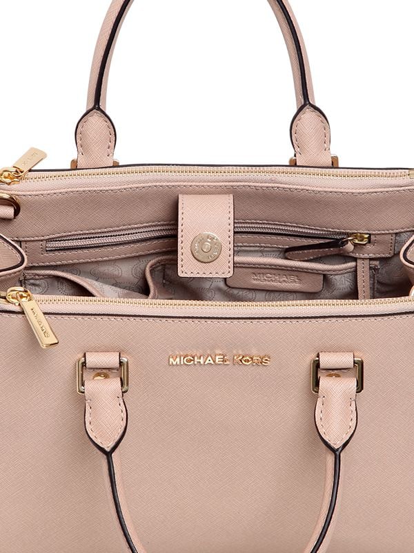 michael kors blush pink handbag logo tote for macbook large