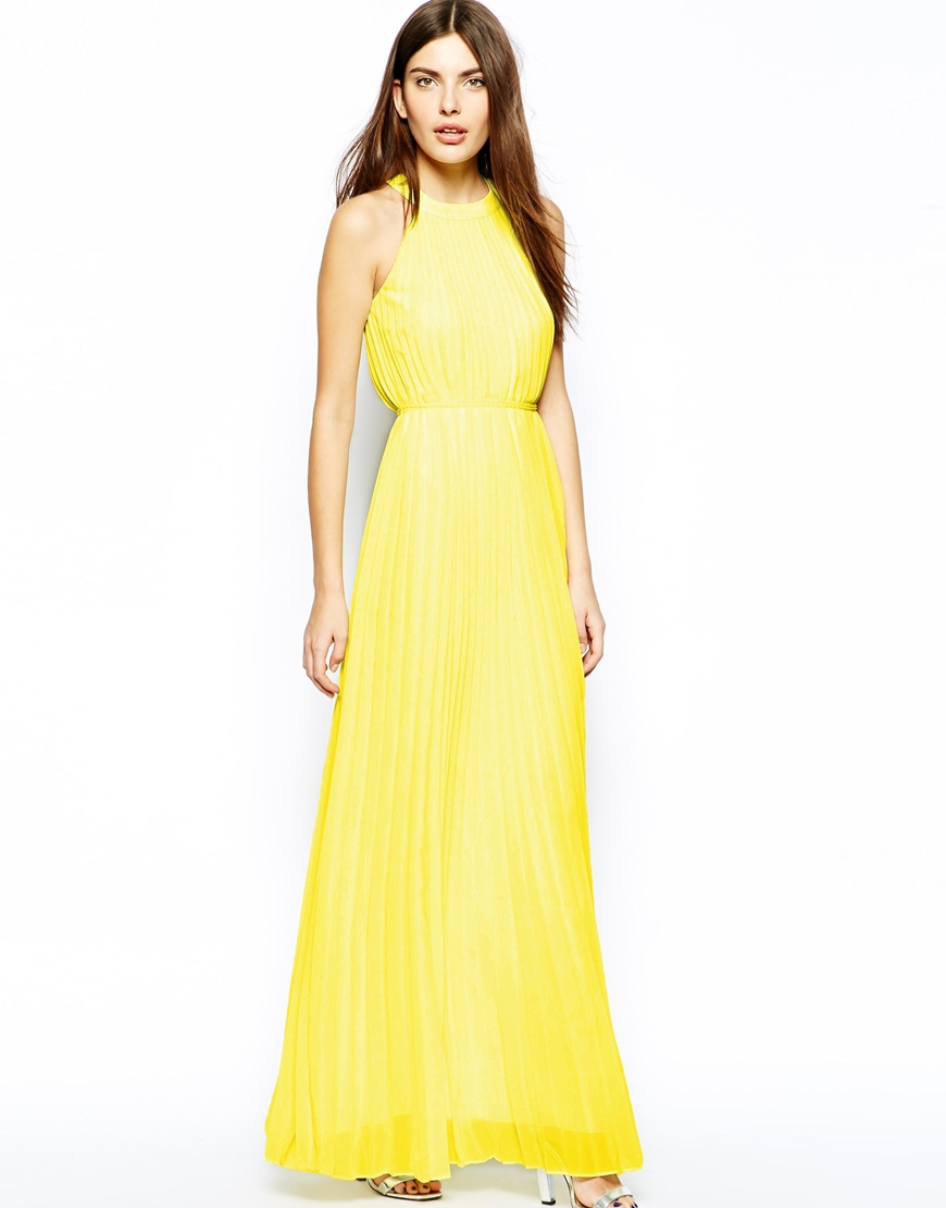 Ted baker Exclusive To Asos Maxi Dress with Belt in Yellow | Lyst
