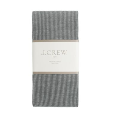 J.crew Ribbed Tights in Gray | Lyst