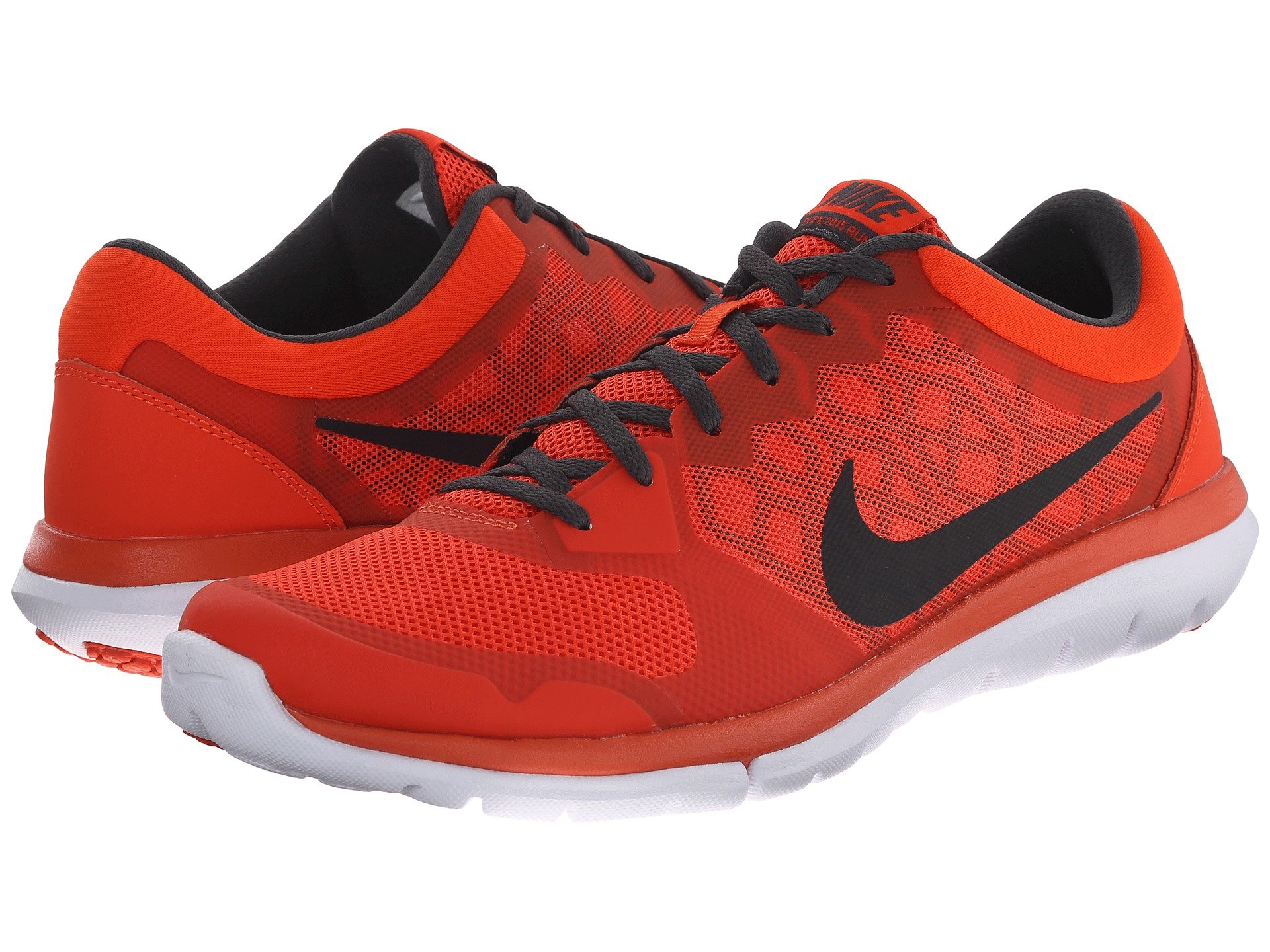 Nike Flex 2015 Run in Orange for Men (Team Orange/Anthracite/White/Bla)