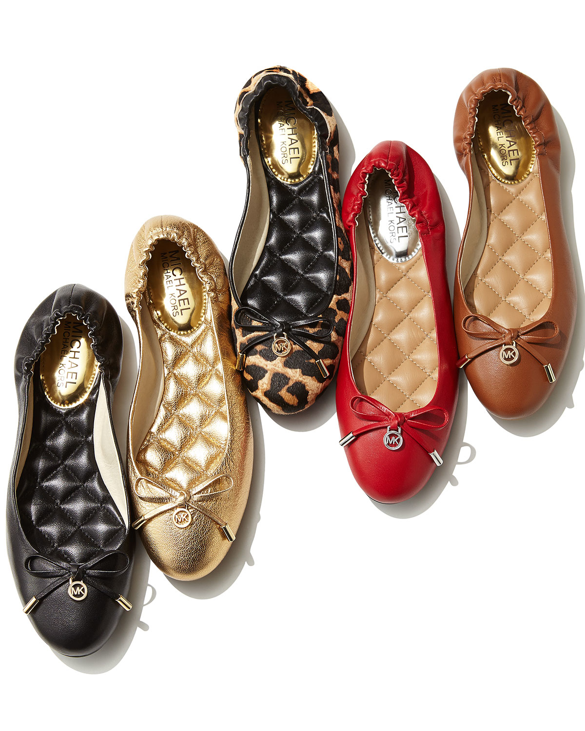 michael kors leopard flats