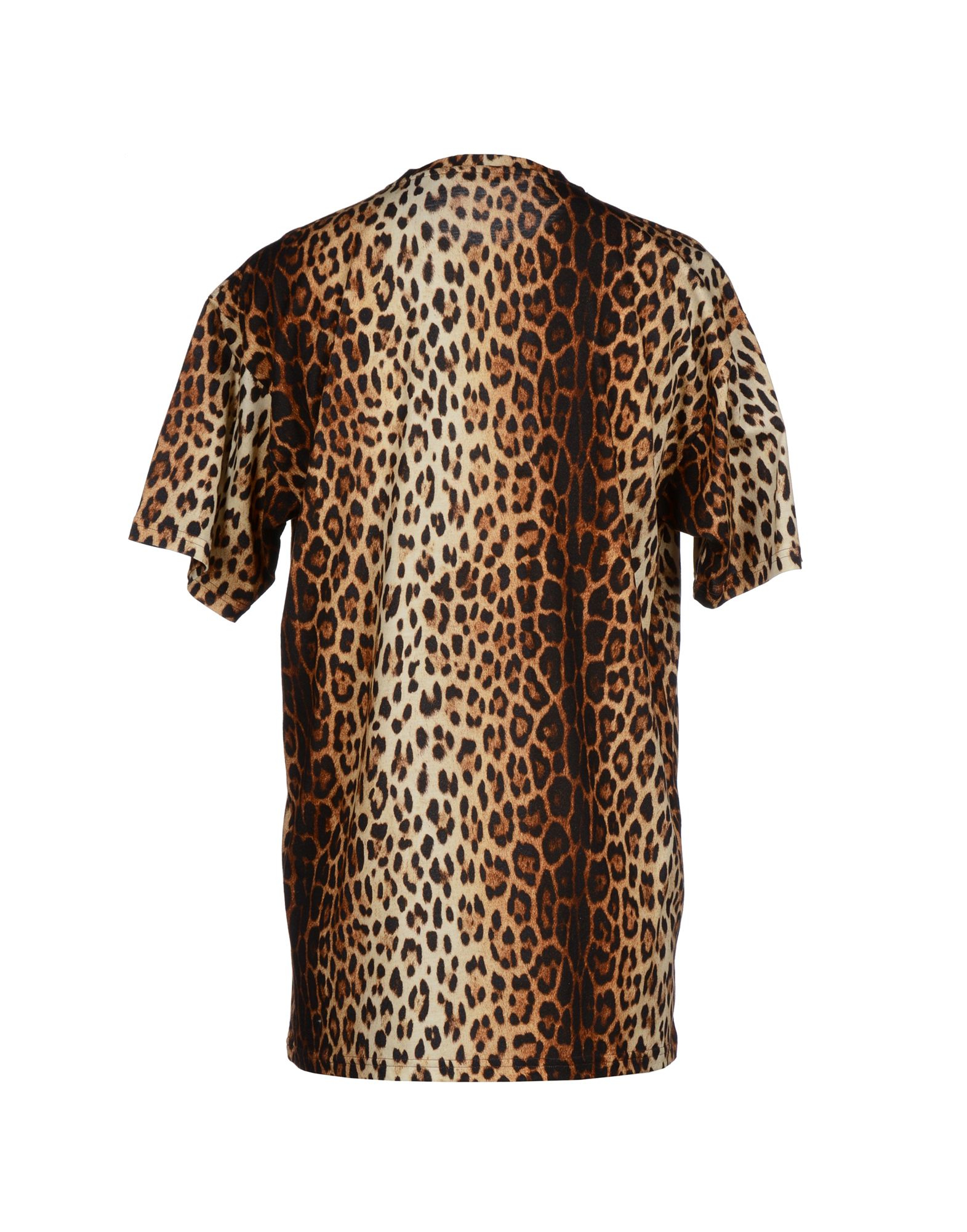 Moschino Leopard Print T-Shirt in Brown for Men - Lyst
