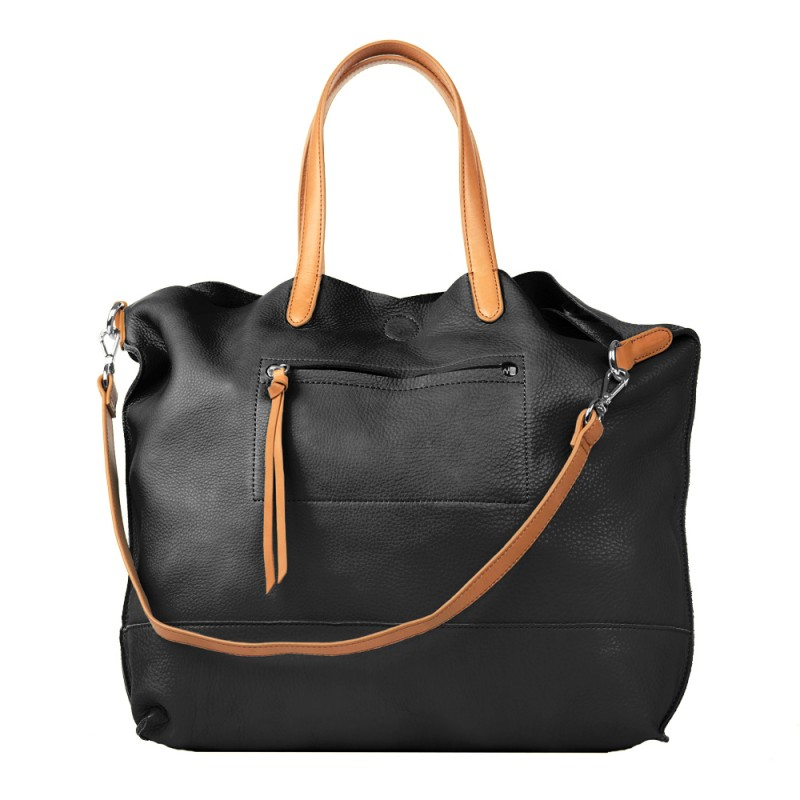 Linea Pelle Black Hunter Tote Bag Lyst