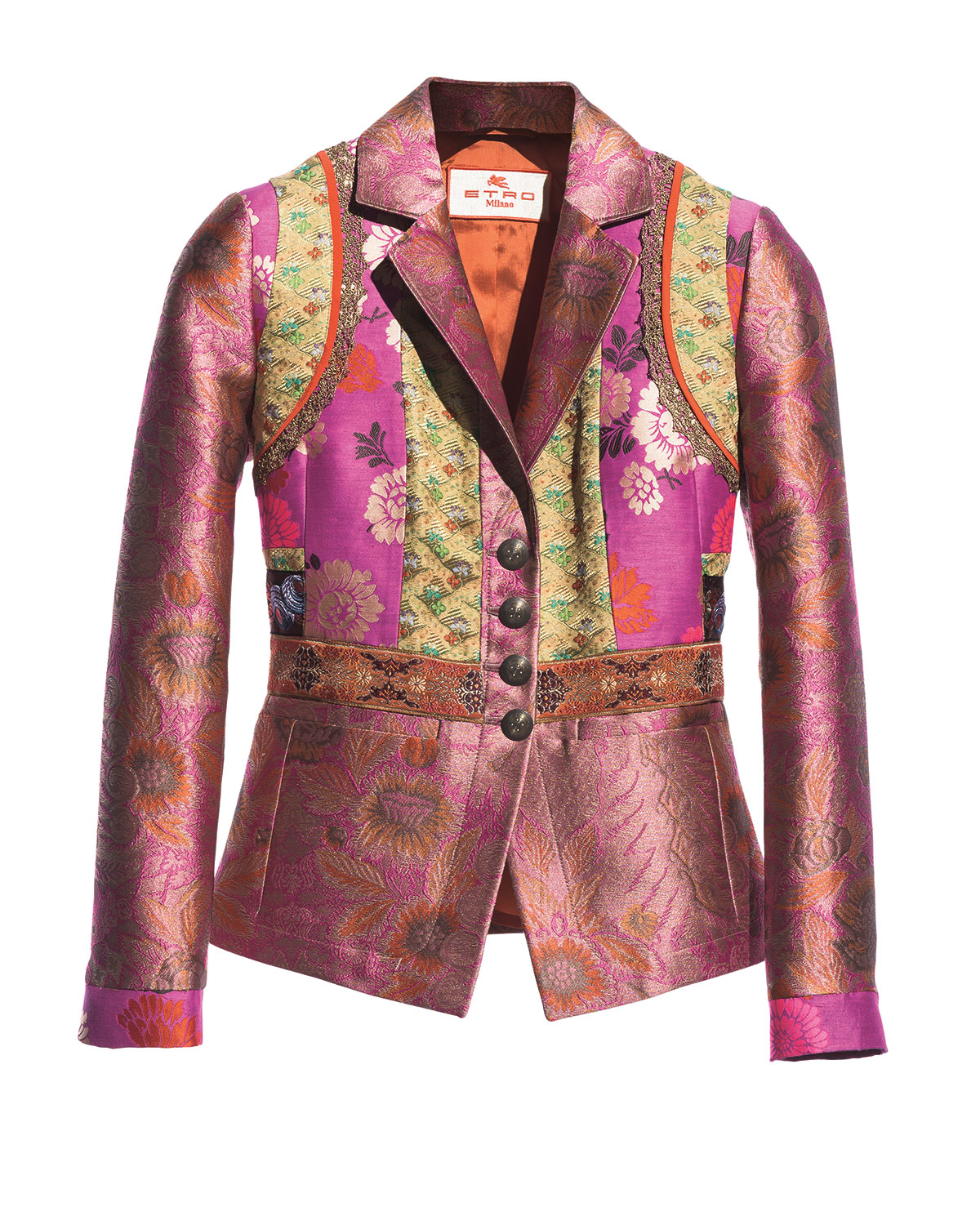 Image result for pink brocade jacket