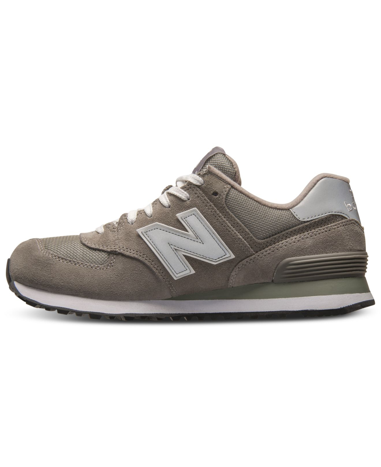 Lyst - New Balance Men's 574 Core Suede Casual Sneakers From Finish ...