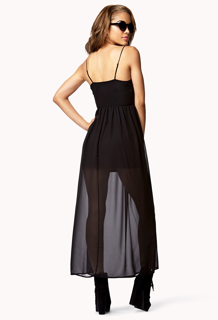 black long dress forever 21