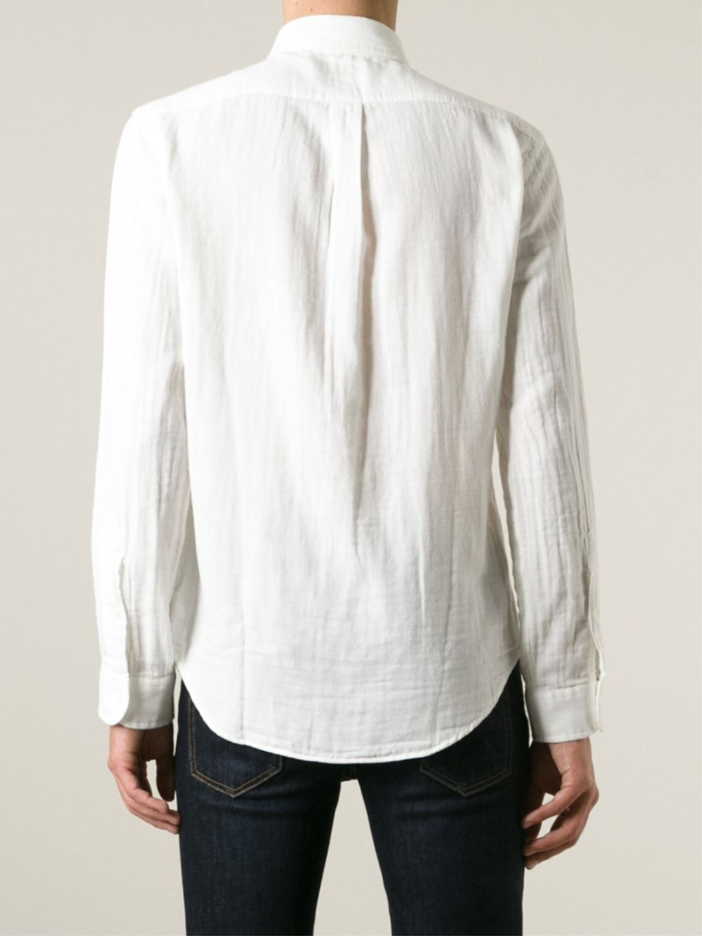 Polo ralph lauren Button Down Shirt in White for Men | Lyst