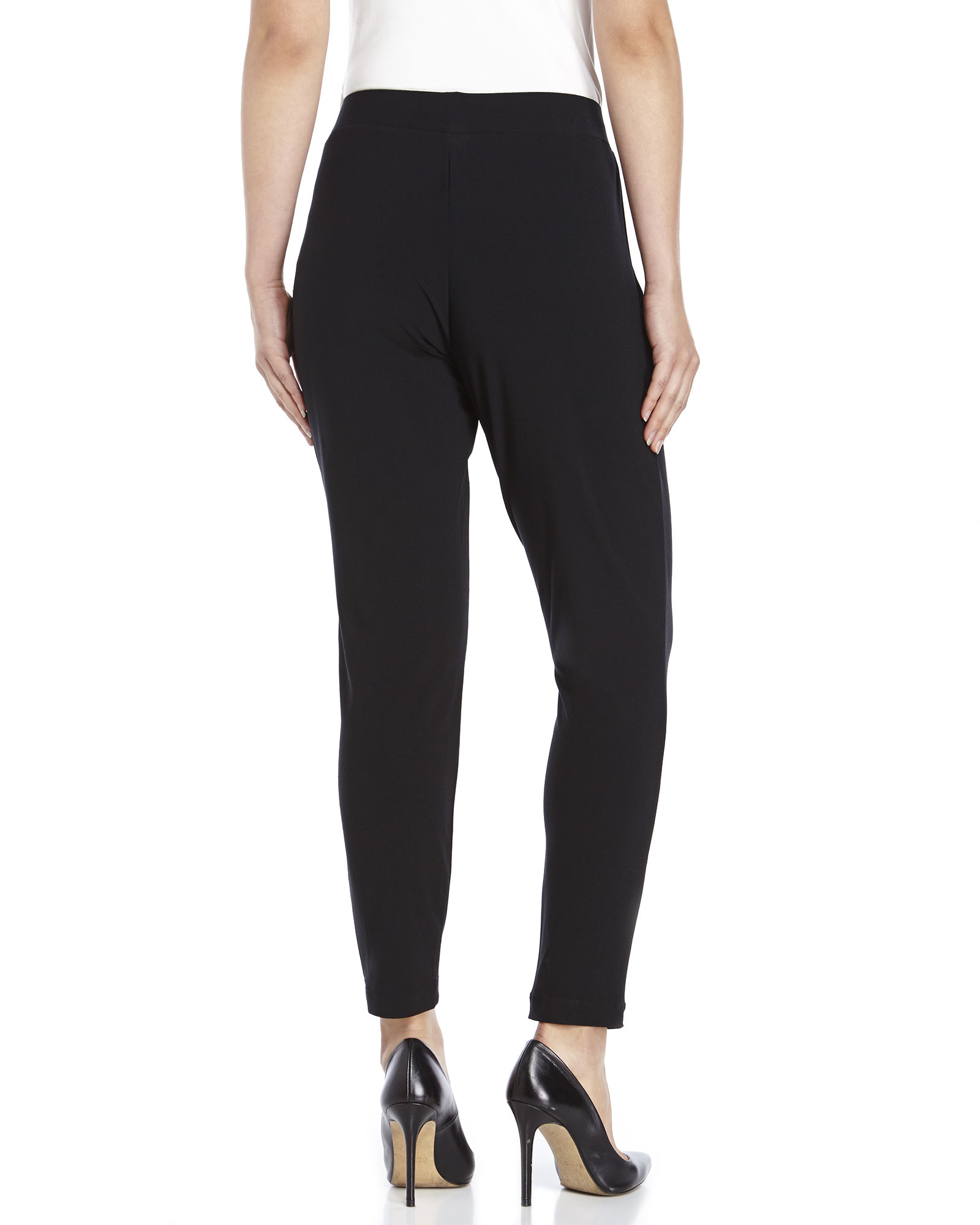 Lyst - Jessica Simpson Farrah Slouch Pants in Black