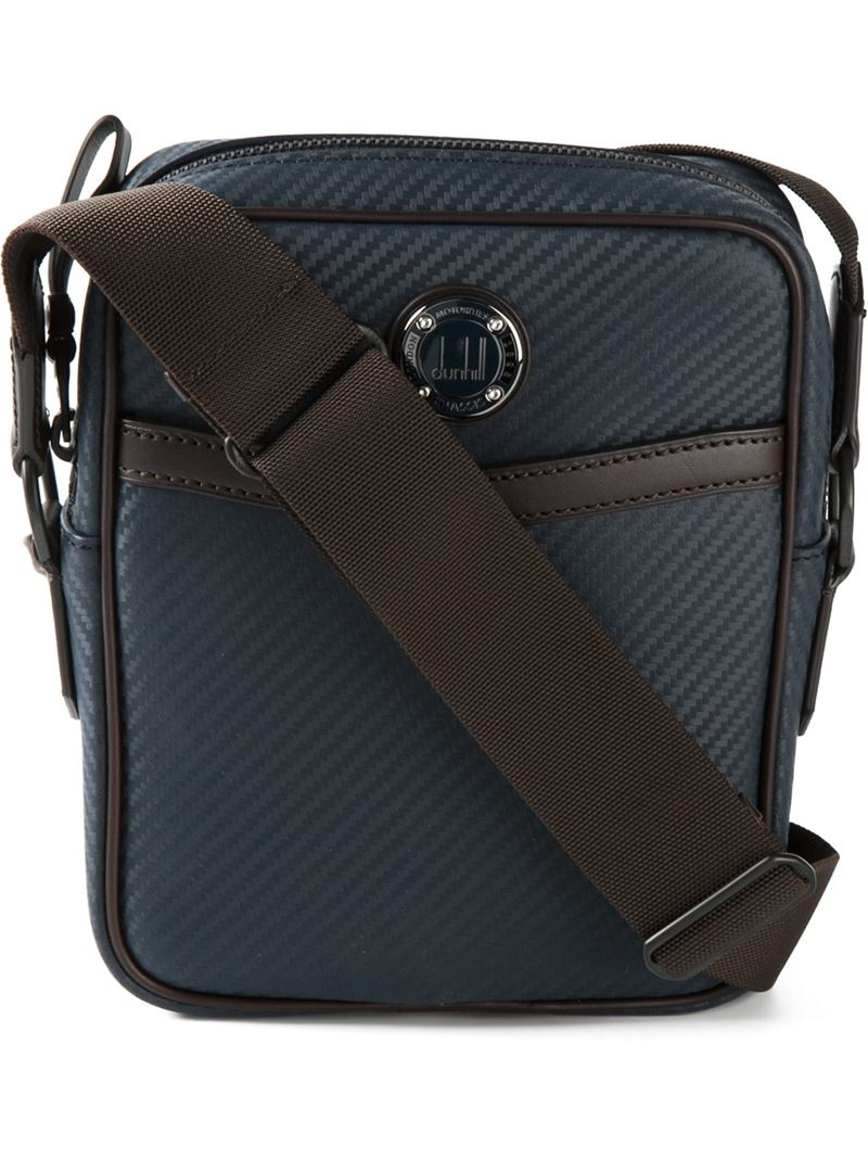 Dunhill Messenger Bag in Blue for Men | Lyst