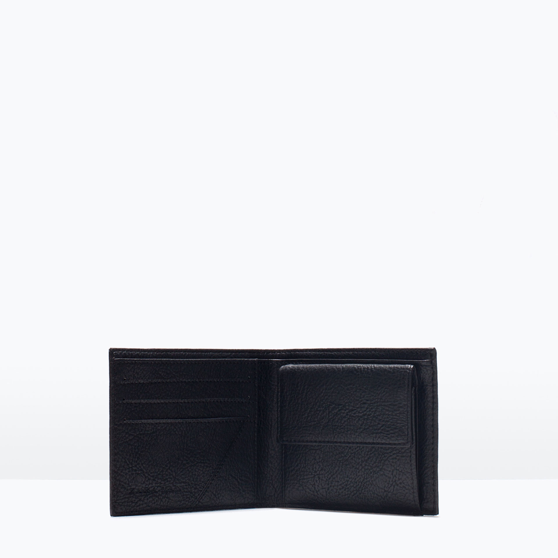 Zara Wallet in Black for Men Lyst