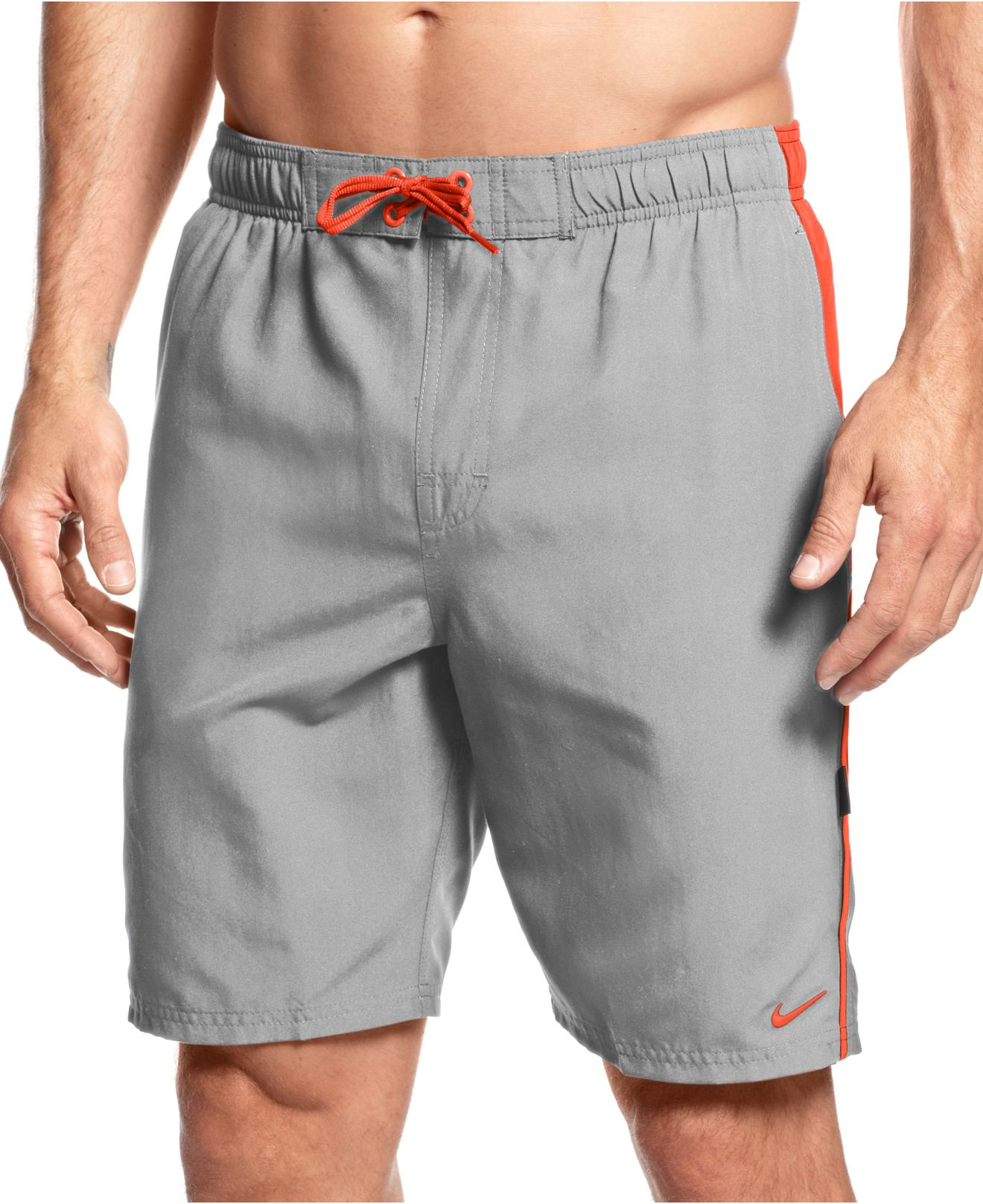 Lyst Nike Big And Tall Volley Swim Trunks in Gray for Men