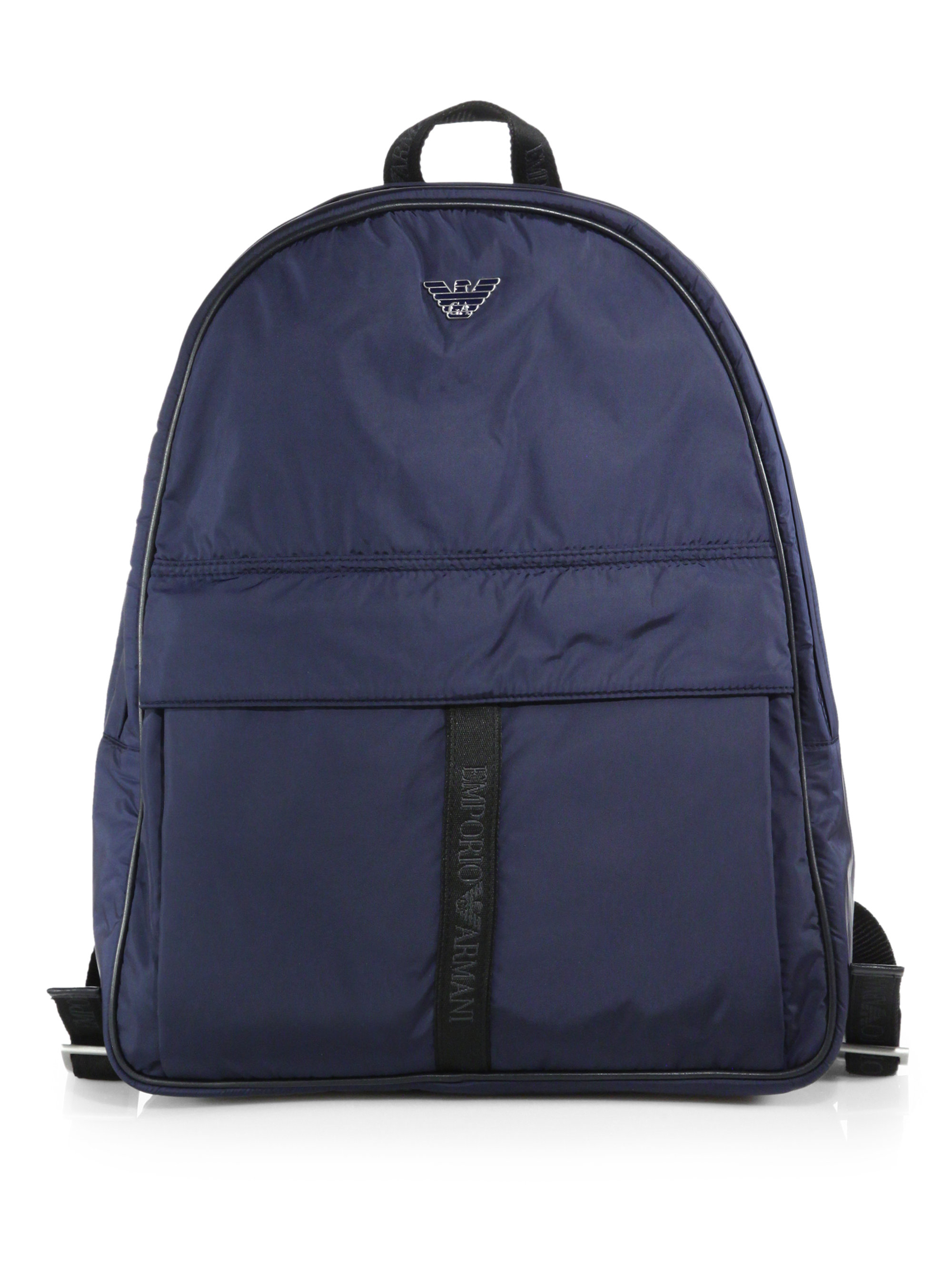 Lyst - Emporio Armani Nylon Backpack in Blue for Men