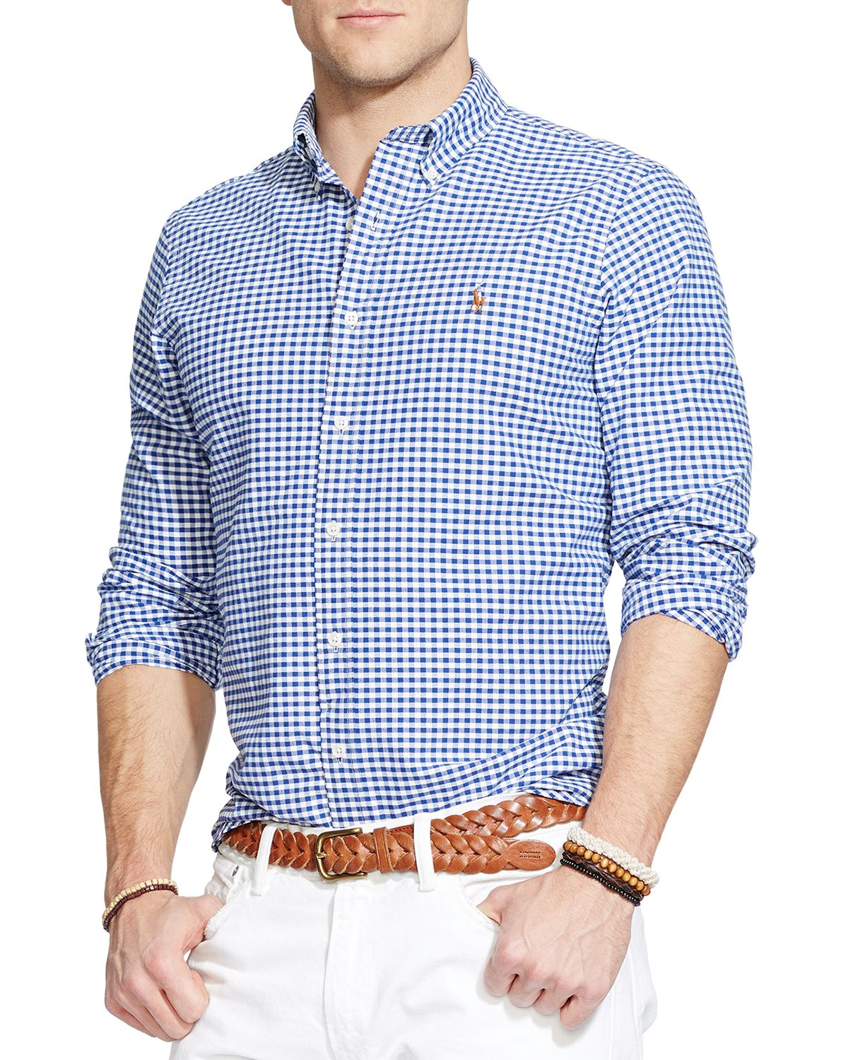 Polo ralph lauren Checked Oxford Button Down Shirt - Classic Fit in ...