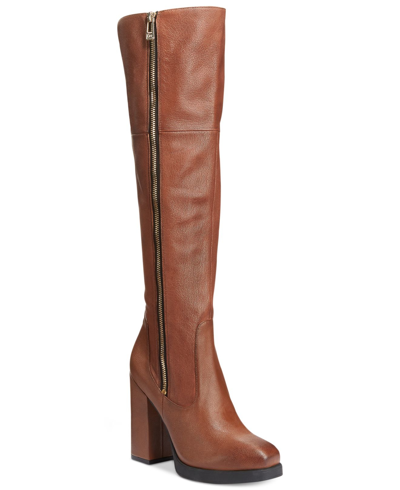 Lyst - Circus by Sam Edelman Hollands Knee High Dress Boots in Brown