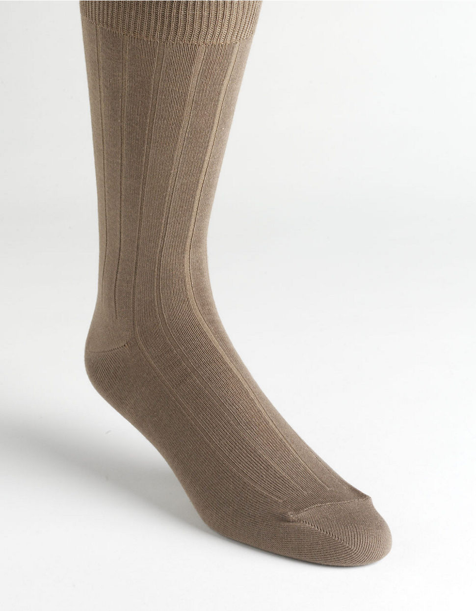 Cole Haan Ribbed Socks in Green for Men (earth) | Lyst