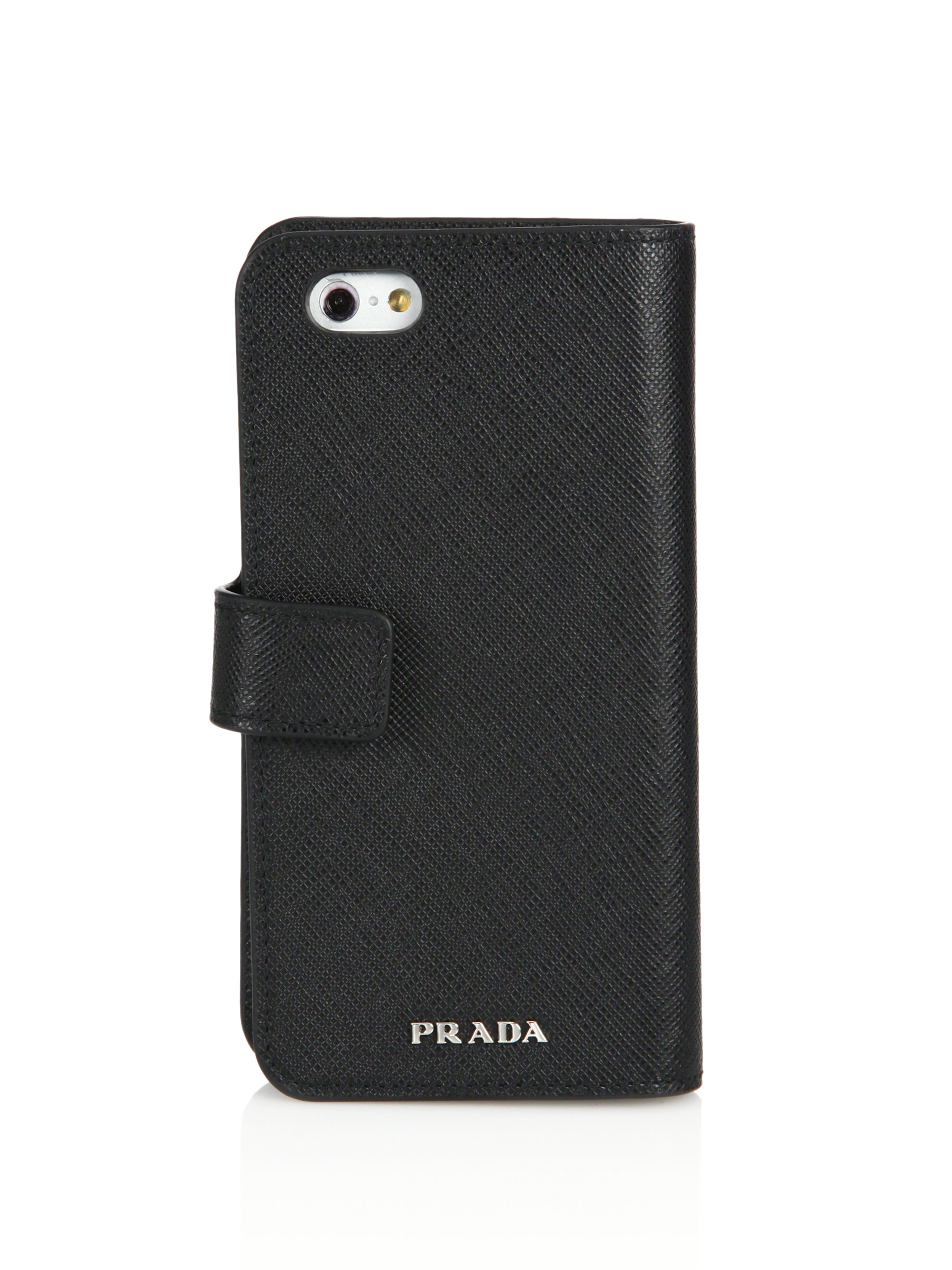 Prada Iphone Holder \u0026amp; Wallet in Black for Men | Lyst  