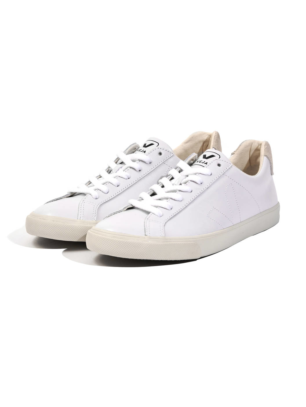 Veja Men's White Leather Esplar Sneakers in White for Men | Lyst