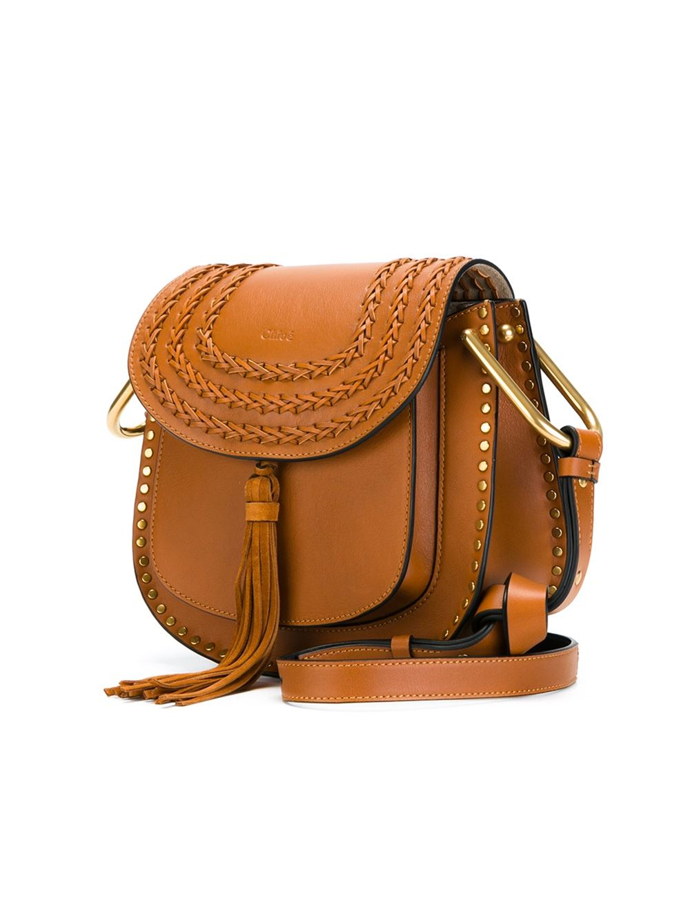 Chlo Small \u0026#39;hudson\u0026#39; Crossbody Bag in Brown | Lyst  