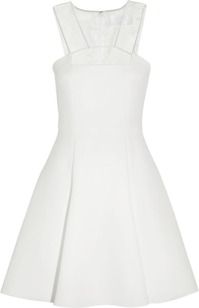 Cushnie Et Ochs Neoprene Dress in White | Lyst
