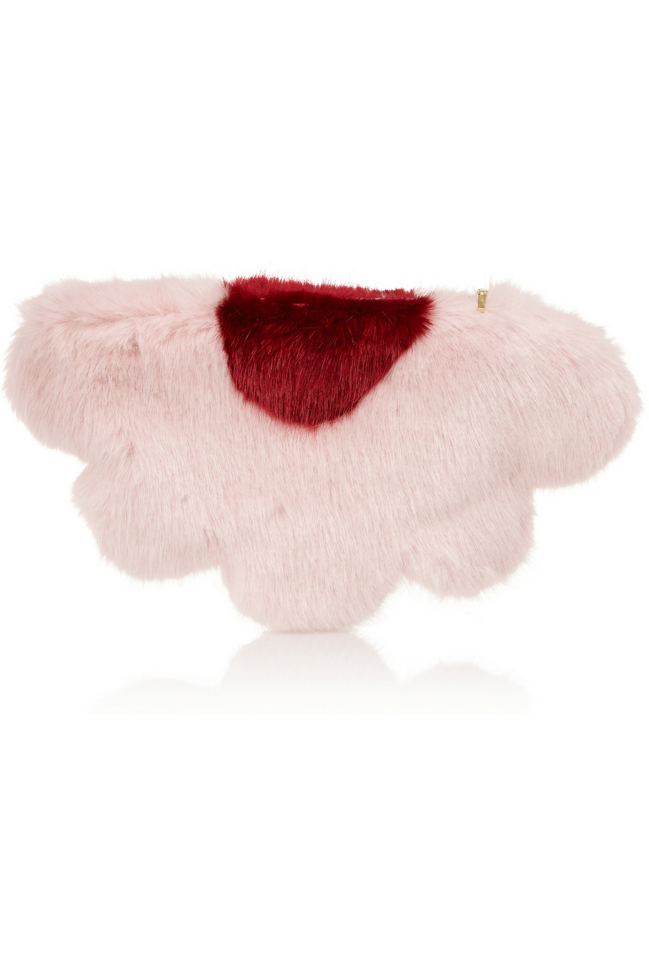 pink fur clutch