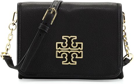 tory burch britten adjustable shoulder bag black