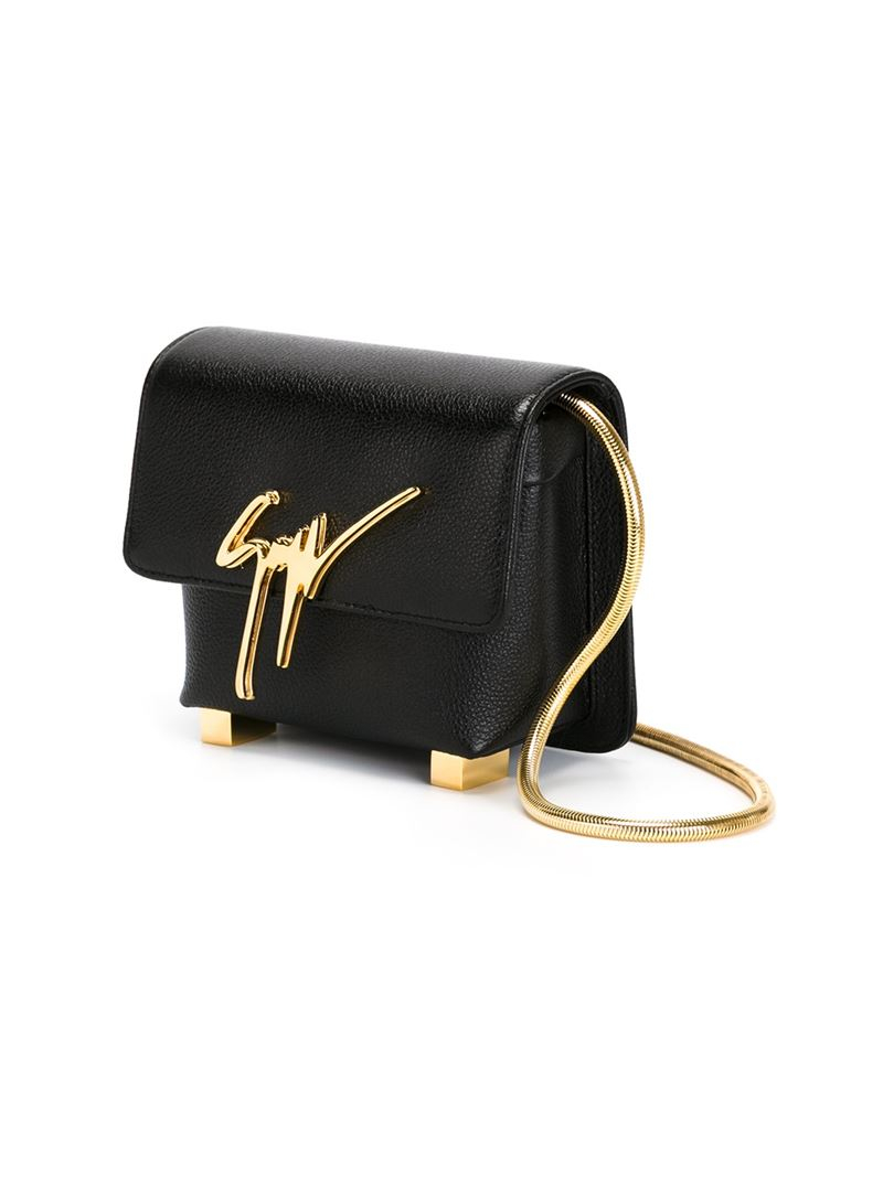 Lyst Giuseppe Zanotti Signature Shoulder Bag In Black Gallery