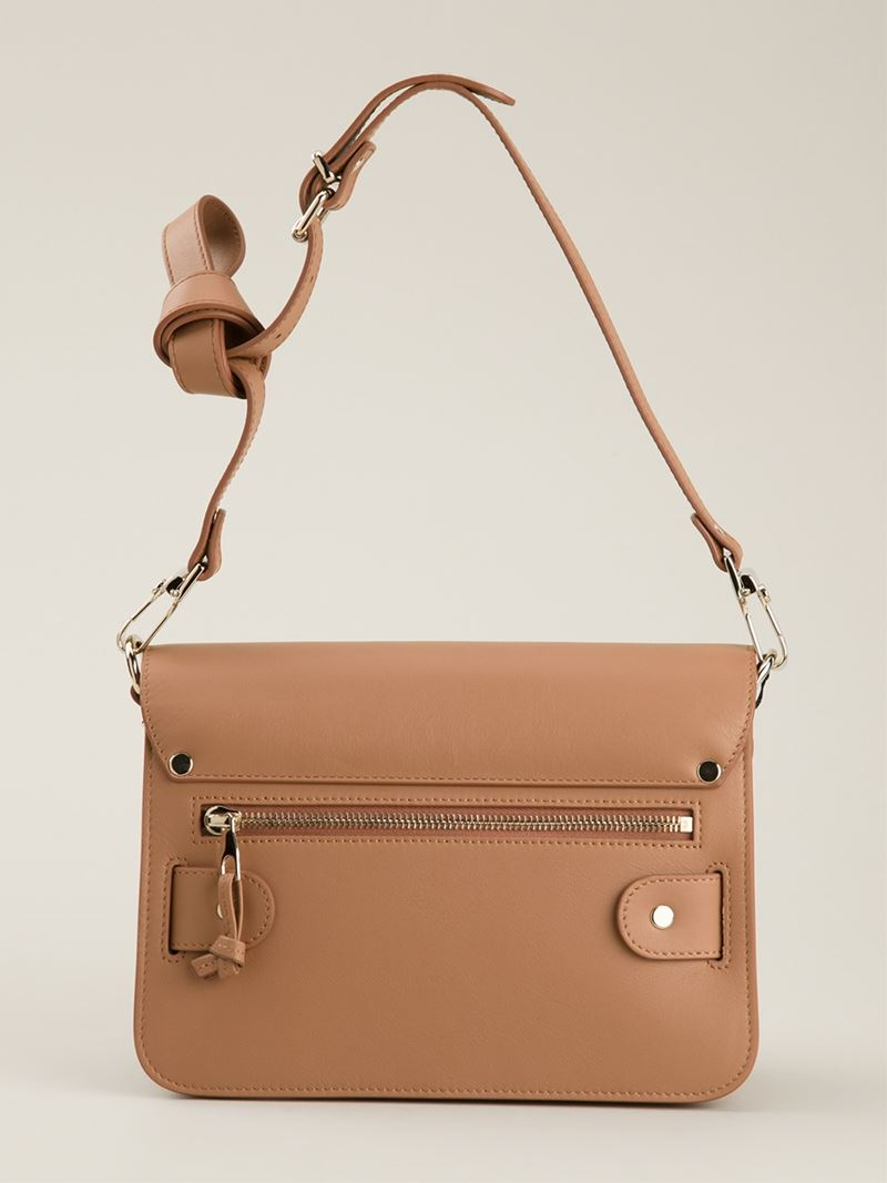 Lyst Proenza Schouler Ps11 Medium Leather Shoulder Bag in Natural