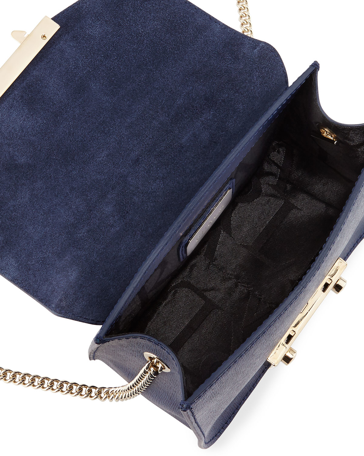 Lyst Furla Julia Mini Leather Crossbody Bag in Blue