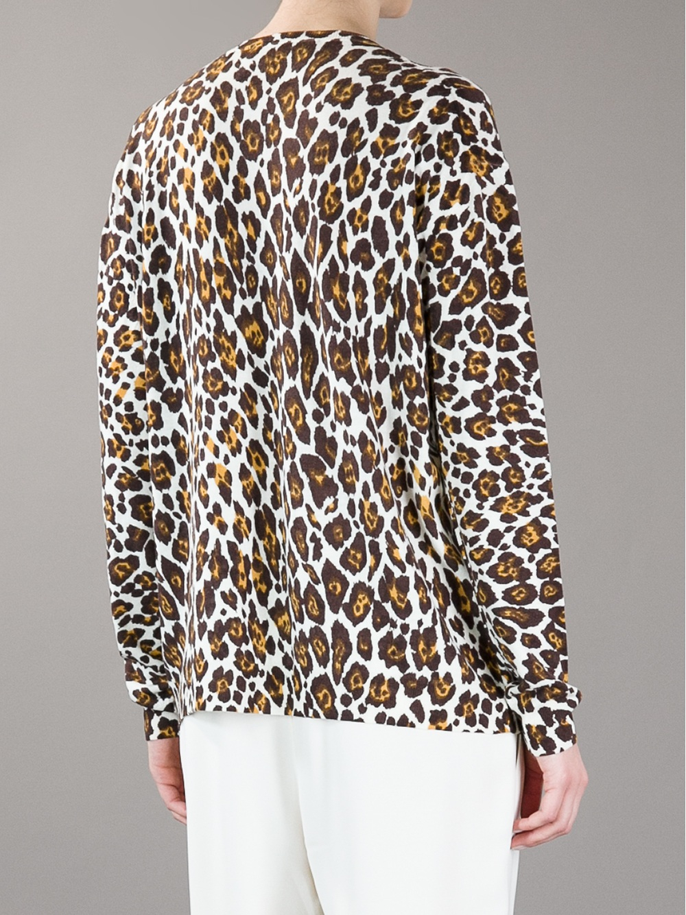 stella mccartney leopard jumper